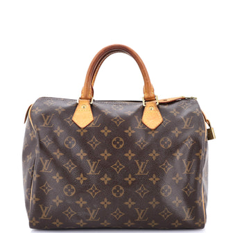 Louis Vuitton Speedy Handbag Monogram Canvas 30