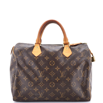 Louis Vuitton Speedy Handbag Monogram Canvas 30