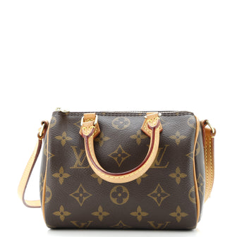Louis Vuitton Speedy Bandouliere Bag Monogram Canvas Nano