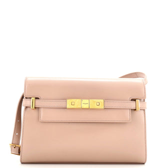 Saint Laurent Manhattan Shoulder Bag Leather Small