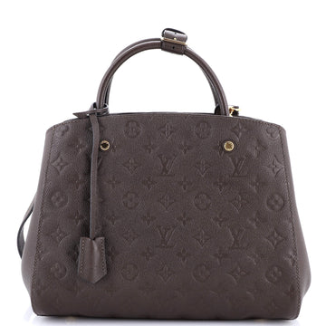 Louis Vuitton Montaigne Handbag Monogram Empreinte Leather MM