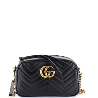 Gucci GG Marmont Shoulder Bag Matelasse Leather Small
