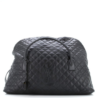 Saint Laurent ES Giant Travel Bag Quilted Leather