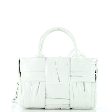 Bottega Veneta Arco Tote Maxi Intrecciato Plisse Leather Mini