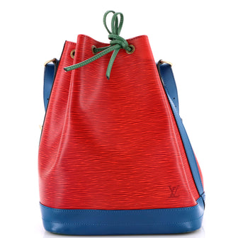 Louis Vuitton Tricolor Noe Handbag Epi Leather Large