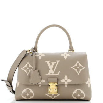 Louis Vuitton Madeleine Handbag Bicolor Monogram Empreinte Giant MM