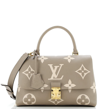 Louis Vuitton Madeleine Handbag Bicolor Monogram Empreinte Giant MM
