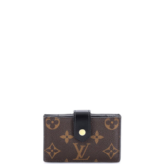 Louis Vuitton Gusseted Card Holder Monogram Canvas