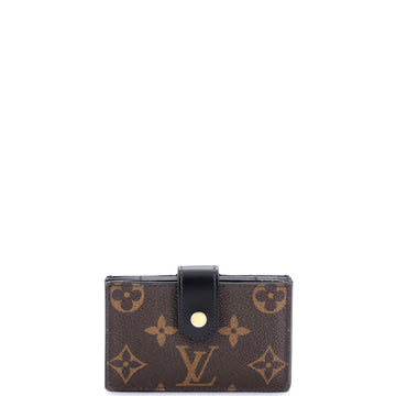 Louis Vuitton Gusseted Card Holder Monogram Canvas