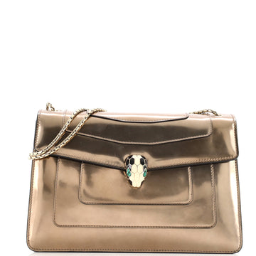 Bvlgari Serpenti Forever Shoulder Bag Patent Medium