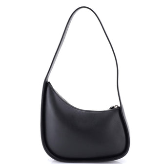 The Row Half Moon Shoulder Bag Leather