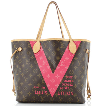 Louis Vuitton Neverfull NM Tote Limited Edition V Monogram Canvas MM