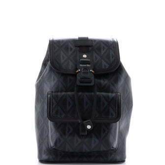 Christian Dior Hit the Road Sling Bag CD Diamond Coated Canvas Small