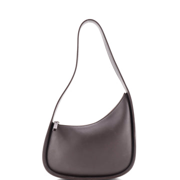 The Row Half Moon Shoulder Bag Leather