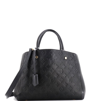 Louis Vuitton Montaigne Handbag Monogram Empreinte Leather MM