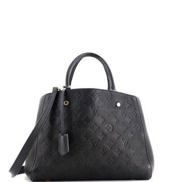 Louis Vuitton Montaigne Handbag Monogram Empreinte Leather MM