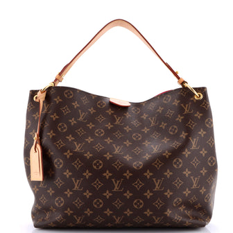 Louis Vuitton Graceful Handbag Monogram Canvas MM
