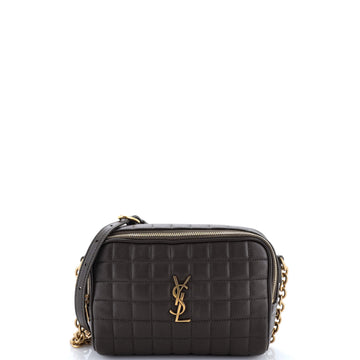 Saint Laurent Cassandre Chain Camera Bag Quilted Leather Mini