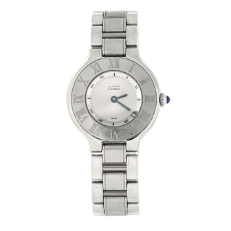 Cartier Must de Cartier 21 Quartz Watch Stainless Steel 28