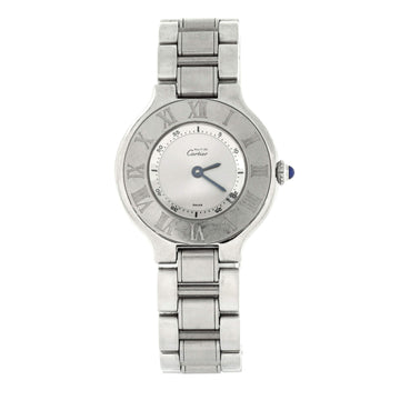 Cartier Must de Cartier 21 Quartz Watch Stainless Steel 28