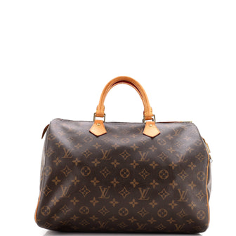 Louis Vuitton Speedy Handbag Monogram Canvas 35