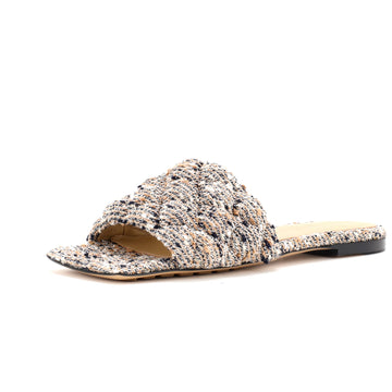 Bottega Veneta Women's The Padded Flat Sandals Quilted Boucle