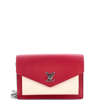 Louis Vuitton Mylockme Chain Pochette Leather Mini