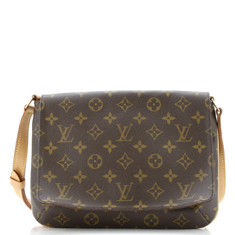 Louis Vuitton Musette Tango Handbag Monogram Canvas