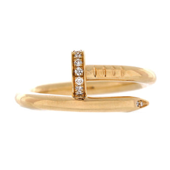 Cartier Juste un Clou Ring 18K Yellow Gold and Diamonds