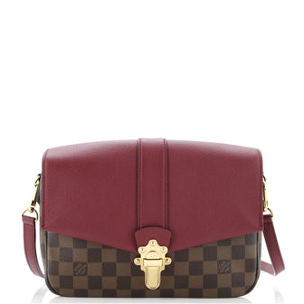Louis Vuitton Clapton Handbag Damier and Leather PM