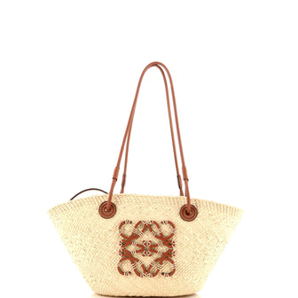 Loewe Anagram Basket Tote Raffia Small