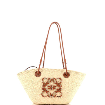 Loewe Anagram Basket Tote Raffia Small