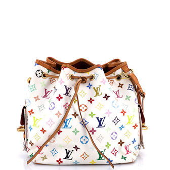 Louis Vuitton Petit Noe Handbag Monogram Multicolor