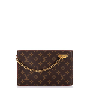 Louis Vuitton Legacy Chain Clutch Monogram Canvas