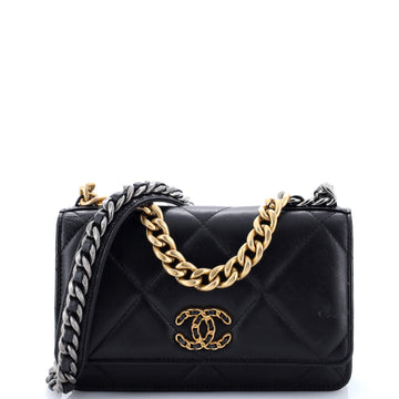 Chanel 19 Wallet on Chain Quilted Lambskin