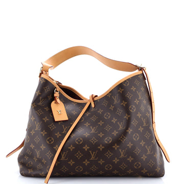 Louis Vuitton CarryAll Hobo Monogram Canvas MM
