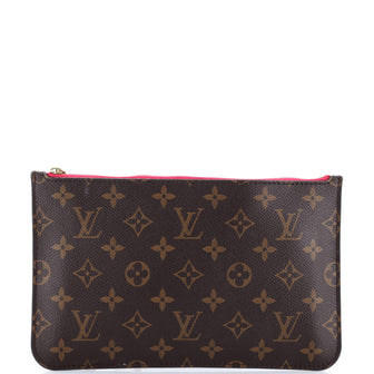 Louis Vuitton Neverfull Pochette Monogram Canvas Large