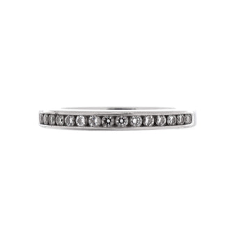 Tiffany & Co. Half Eternity Band Ring Platinum and Diamonds