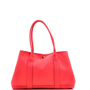 Hermes Garden Party Tote Toile and Leather 36