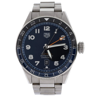 Tag Heuer Autavia GMT Automatic Watch COSC Stainless Steel 42