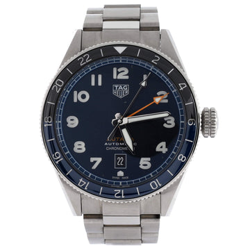 Tag Heuer Autavia GMT Automatic Watch COSC Stainless Steel 42