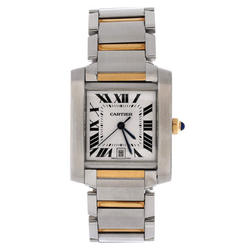 Cartier Tank Francaise Automatic Watch Stainless Steel and Yellow Gold 28