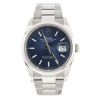 Rolex Oyster Perpetual Datejust Automatic Watch Stainless Steel 36