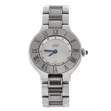 Cartier Must de Cartier 21 Quartz Watch Stainless Steel 28
