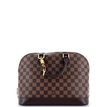 Louis Vuitton Vintage Alma Handbag Damier PM