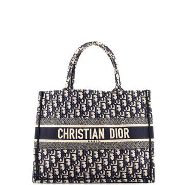 Christian Dior Book Tote Oblique Canvas Medium