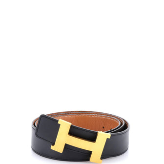 Hermes Constance Reversible Belt Leather Wide