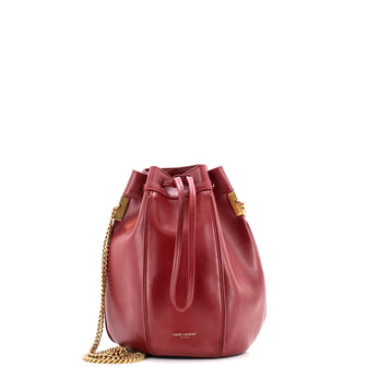 Saint Laurent Talitha Bucket Bag Leather Small