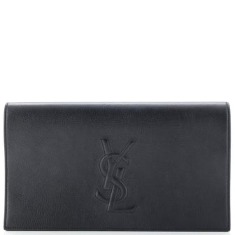 Saint Laurent Belle de Jour Clutch Leather Large