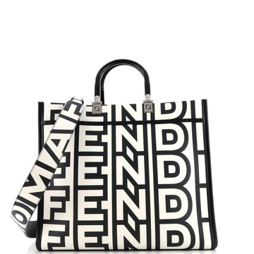 Fendi x Marc Jacobs Sunshine Shopper Tote Printed Leather Medium